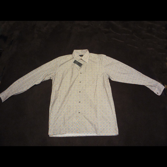 Alfred Dunhill Other - Alfred Dunhill Cotton Long Sleeve Shirt Orange M SS30 368A-V Italy